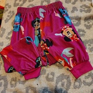 GAP Girls Pink Elastic Waist Lounge Shorts with Character Print
